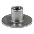 Midwest Fastener Round Weld Nut, 1/4"-20, Steel, 5/16" Lg, 15 PK 931363